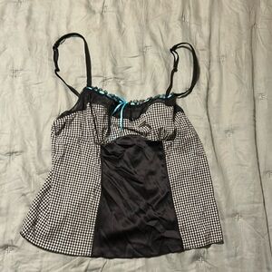 Victoria’s Secret Black and White pajama top